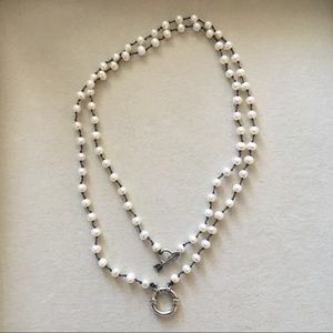 Waxing Poetic Boho Soul Necklace Cream 36"